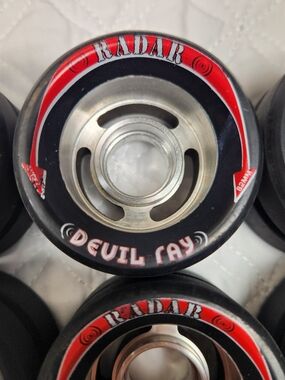 Riedell Radar Devil Ray Roller Skate Wheels Set of 8